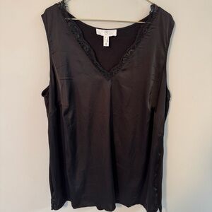 A MTL 1980 Women's Camisole Tank Top Black Size 2X